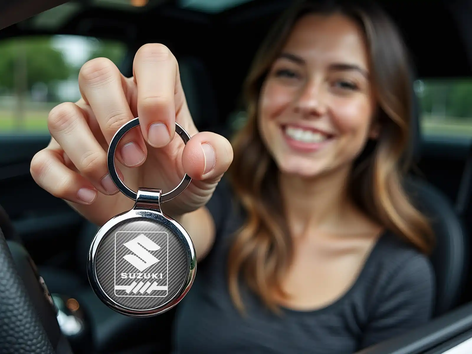 Suzuki Llaveros Logo Metal Fuerza Premium